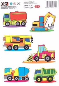 Obrazek Naklejki Alfika i Zetki 25 Na budowie