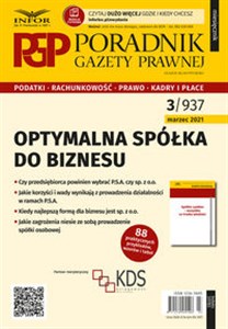 Obrazek Optymalna spółka do biznesu Poradnik Gazety Prawnej 3/2021