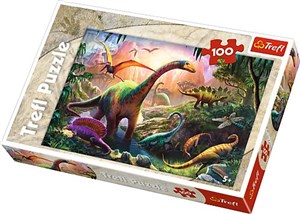 Obrazek Puzzle 100 Świat dinozaurów