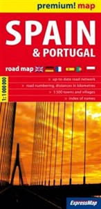 Obrazek Spain and Portugal Road Map 1:1 000 000