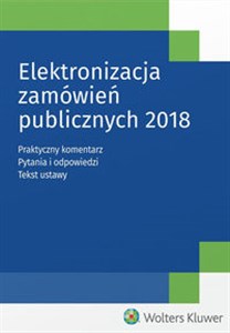 Obrazek Elektronizacja zamówień publicznych 2018