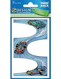 Picture of Naklejki na zeszyty Wyścigówki