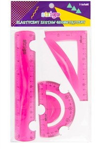 Picture of Zestaw geometryczny Strigo, elastyczny - różowy (SSC072)