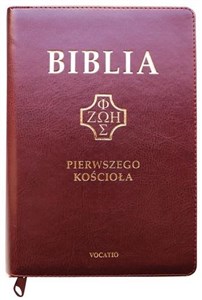 Picture of Biblia Pierwszego Kościoła burgundowa z paginatorami i suwakiem