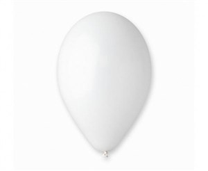 Picture of Balony pastelowe białe 30cm 100szt