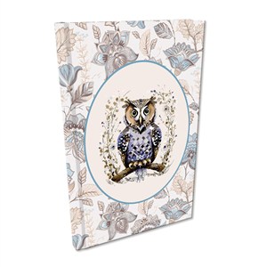 Picture of Notes A5 kratka Soft Touch Sowa
