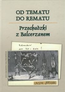 Obrazek Od tematu do rematu Przechadzki z Balcerzanem