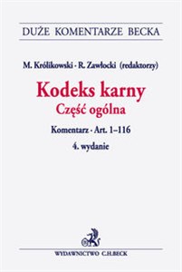 Obrazek Kodeks karny Część ogólna Komentarz