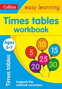Obrazek Times Tables Workbook Ages 5-7: New Edition (Collins Easy Learning)
