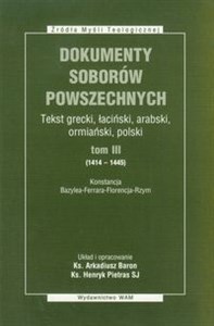 Picture of Dokumenty Soborów Powszechnych t.3