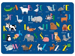 Picture of Podkładka laminowana - Alfabet