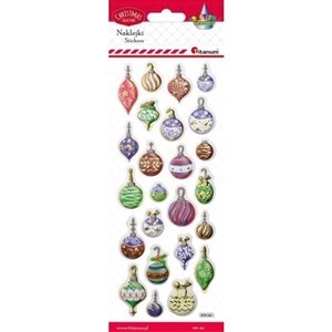 Picture of Naklejki wypukłe bombki 24szt