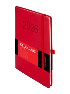 Picture of Kalendarz 2026 Memofix A5 TDW czerwony