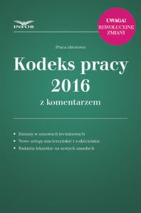 Obrazek Kodeks pracy 2016 z komentarzem