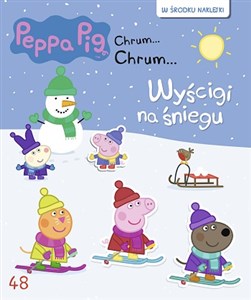 Obrazek Świnka Peppa Chrum....chrum Tom 48 Wyścigi na śniegu