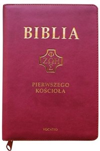 Picture of Biblia Pierwszego Kościoła purpurowa ze złoceniami, z paginatorami i suwakiem