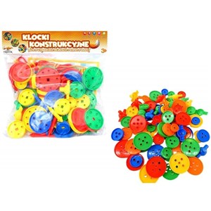 Picture of Klocki konstrukcyjne guziki 95el