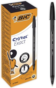 Obrazek Długopis Cristal Exact czarny (20szt)