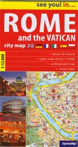 Obrazek Rome and the Vatican city map  1:12 000