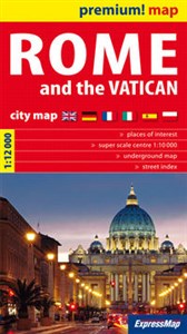Picture of Rome and the Vatican city map 1:12 000