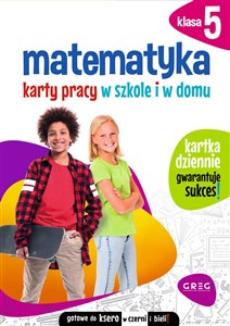 Picture of Matematyka Karty pracy w szkole i w domu Klasa 5