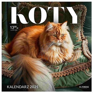 Picture of Kalendarz 2025 ścienny 330x330 Koty