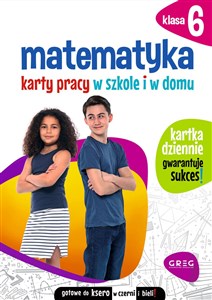 Picture of Matematyka Karty pracy w szkole i w domu Klasa 6