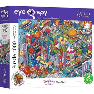 Picture of Puzzle 1000 UFT Eye-Spy Imaginary Cities New York, USA