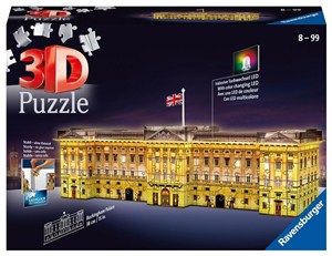 Picture of Puzzle 3D Budynki nocą: Pałac Buckingham