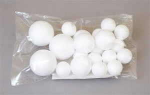 Picture of Ozdoba dekoracyjna styropianowa bombka mix