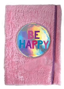 Obrazek Notatnik pluszowy A5 jasnoróżowy