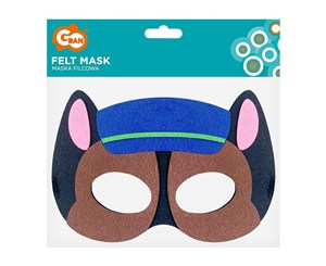 Picture of Maska filcowa Psia Brygada Policjant 18x12cm