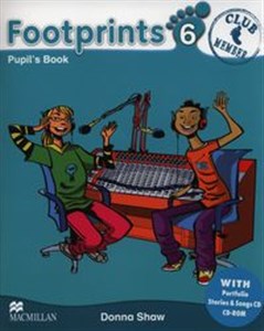 Obrazek Footprints 6 Podręcznik + Portfolio Booklet + 2CD