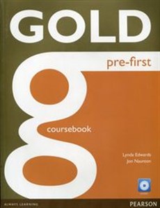 Obrazek Gold Pre-First Coursebook with CD