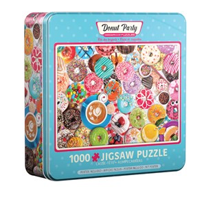 Obrazek Puzzle 1000 TIN Donut Party 8051-5602