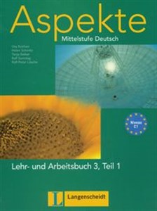 Obrazek Aspekte Lehr und Arbeitsbuch 3 Teil 1 + 2 CD Mittelstufe Deutsch