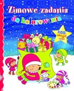 Obrazek Zimowe zadania do kolorowania