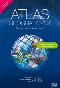 Picture of Geografia atlas Polska kontynenty świat klasy 5-8 szkoła podstawowa 66850