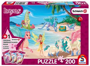 Obrazek Puzzle 200 Smocza wyspa + figurka Bayala G3