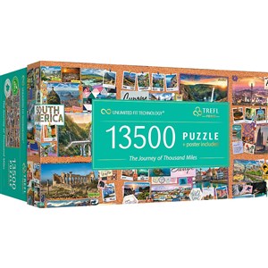 Obrazek Puzzle 13500 UFT The Journey of Thousand Miles