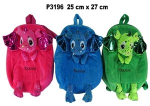 Obrazek Plecak smok "Kraków" 25x27cm MIX