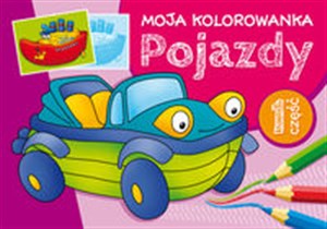 Obrazek Moja kolorowanka Pojazdy Część 1