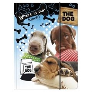 Obrazek Teczka z gumką A4 The dog