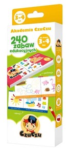 Picture of Akademia CzuCzu dla dzieci od 3-4 lat 240 zabaw edukacyjnych