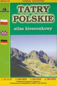 Obrazek Tatry Polskie Atlas kieszonkowy 1:30 000