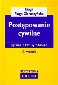 Obrazek Postępowanie cywilne Pytania Kazusy Tablice