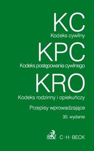 Picture of Kodeks cywilny Kodeks postępowania cywilnego Kodeks rodzinny i opiekuńczy