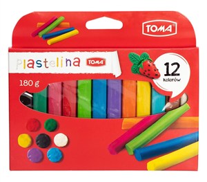 Obrazek Plastelina 12 kolorów TOMA