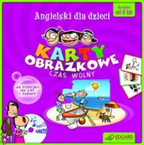 Picture of Angielski dla dzieci Karty obrazkowe Czas wolny dla dzieci od 6 lat. Książka + 104 ilustrowane karty + płyta CD
