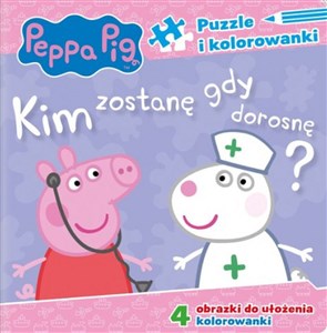 Obrazek Peppa Pig Puzzle i kolorowanki Kim zostanę, gdy dorosnę?